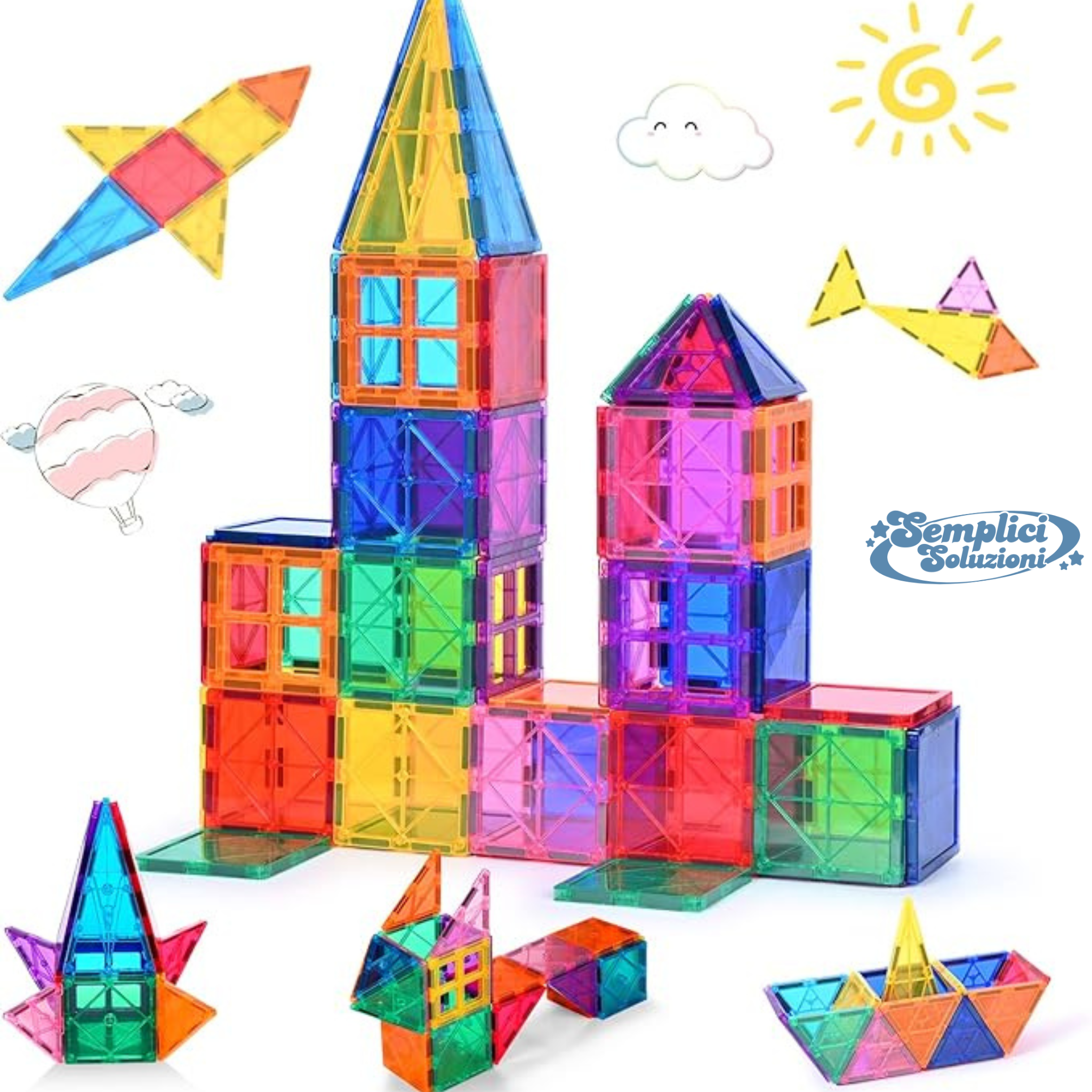 Gioco Montessoriano Tessere Magnetiche - SempliciSoluzioni