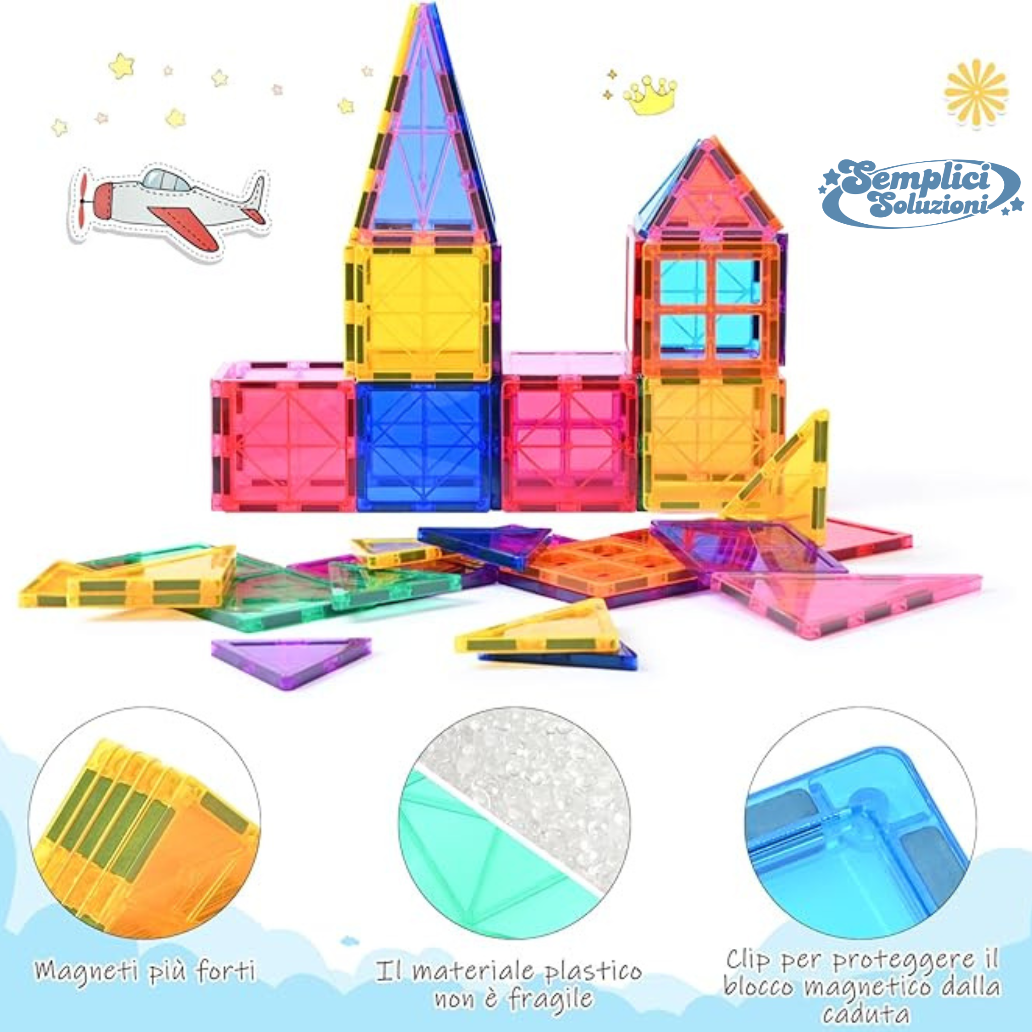 Gioco Montessoriano Tessere Magnetiche - SempliciSoluzioni