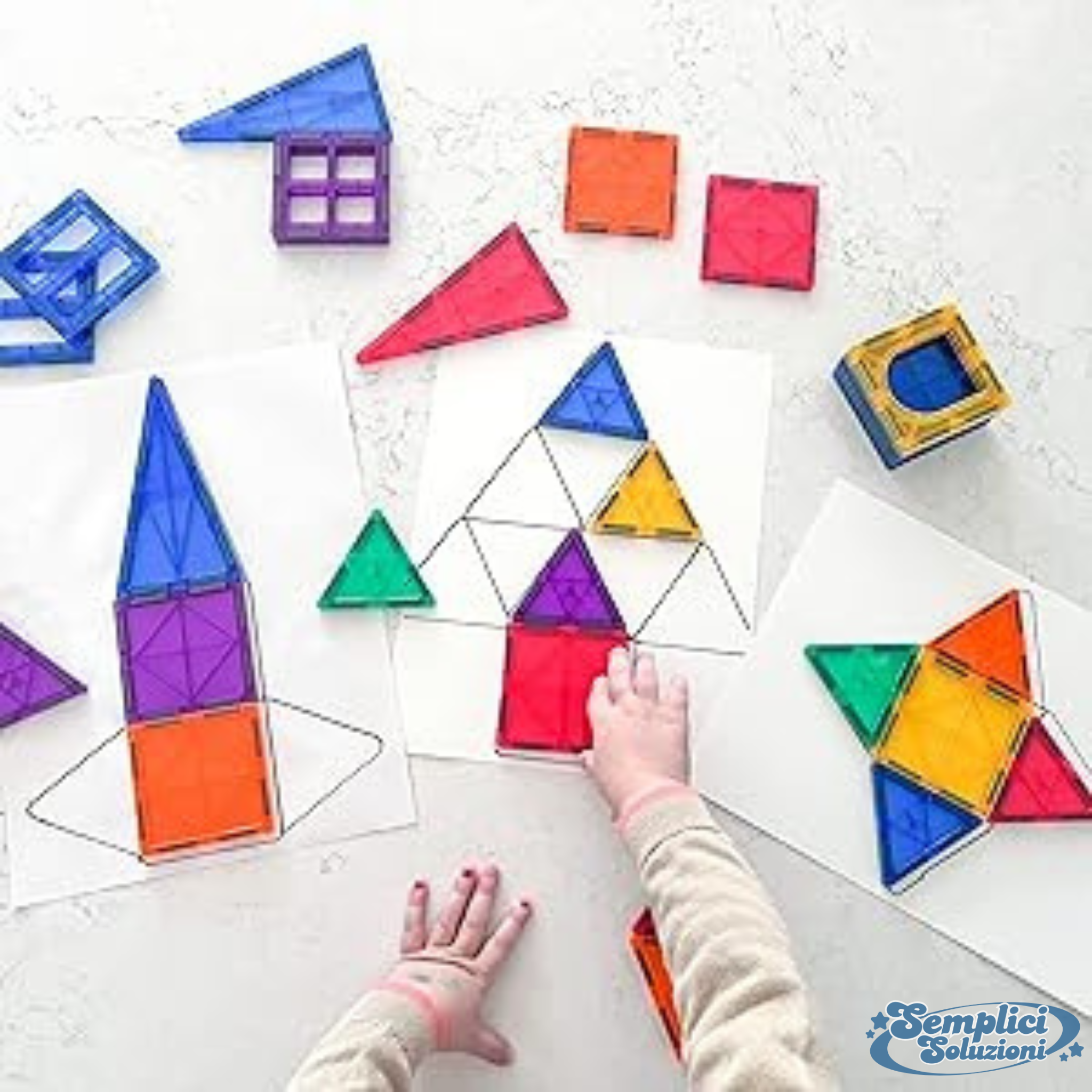 Gioco Montessoriano Tessere Magnetiche - SempliciSoluzioni